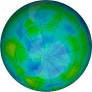 Antarctic ozone map for 2025-06-03